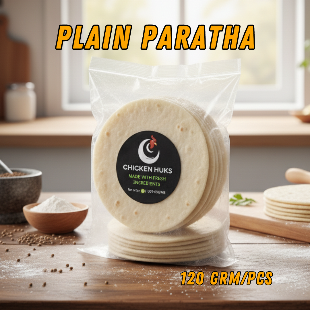 Frozen Plain Paratha (120g per piece)