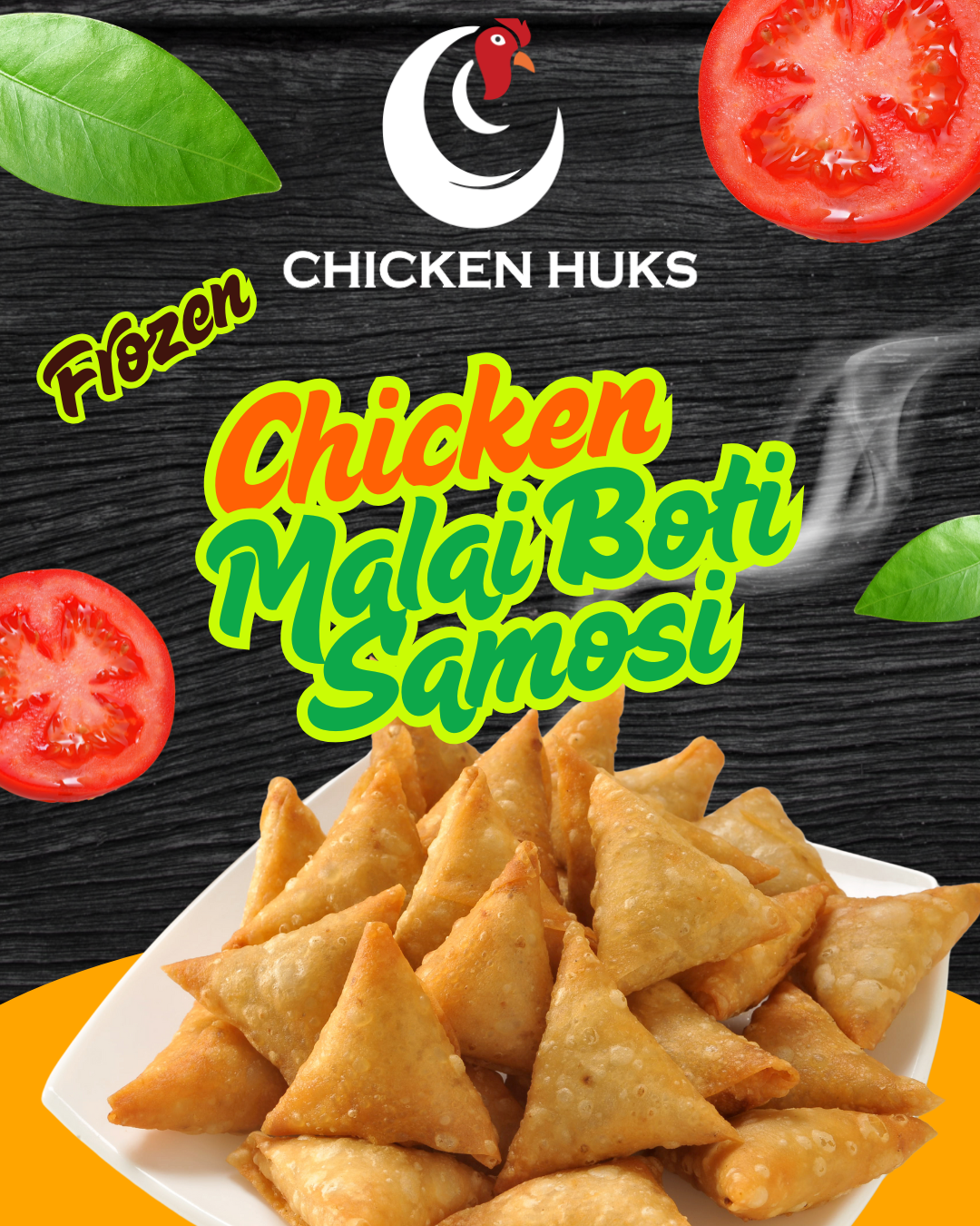Frozen Chicken Malai boti Samosa 30 pcs