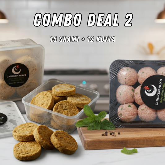 Combo deal 2 15 pcs Shami + 12 pcs Kofta