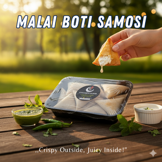 Frozen Chicken Malai boti Samosa 30 pcs