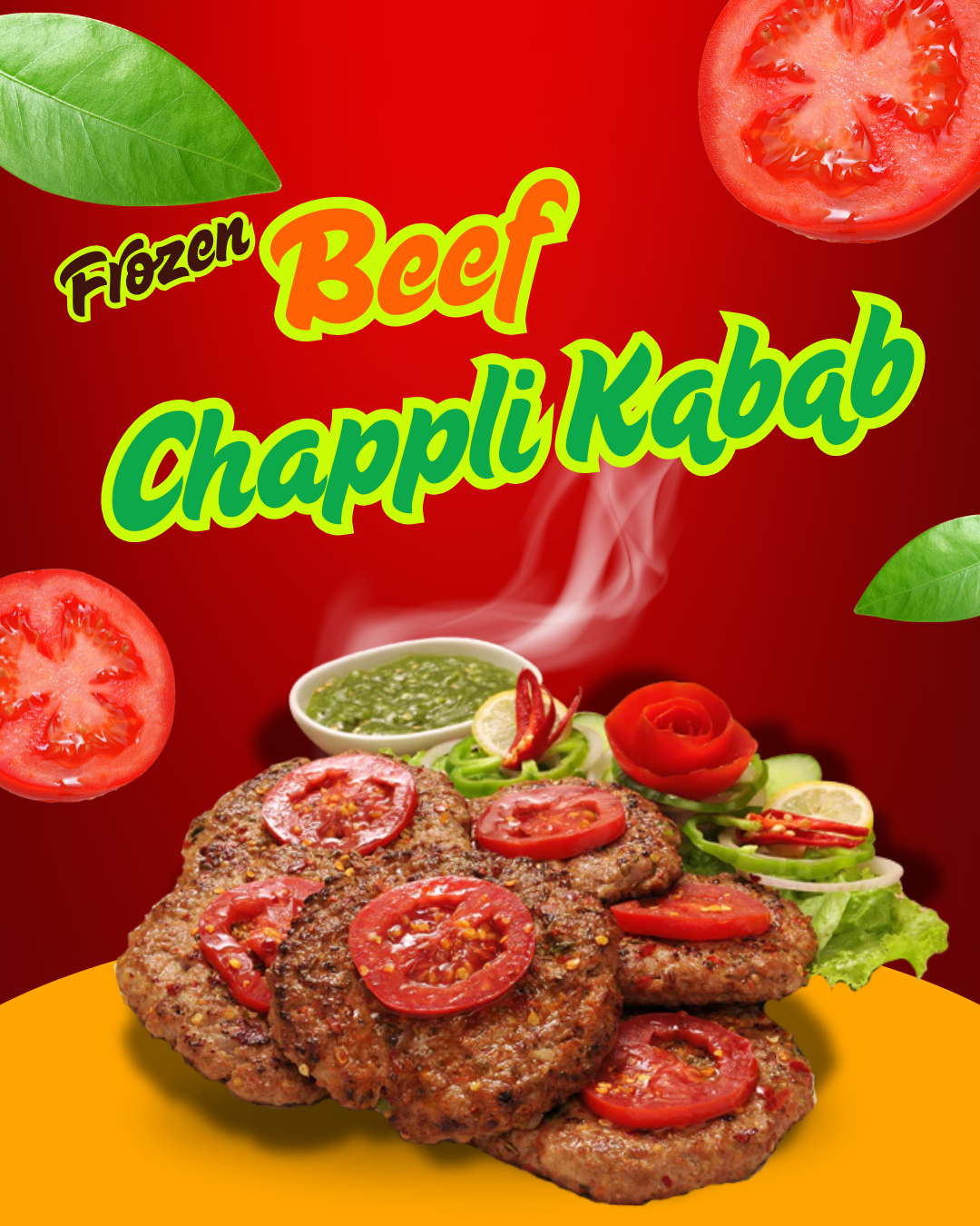 🥩 Frozen Beef Chappli Kabab ( Make to order)