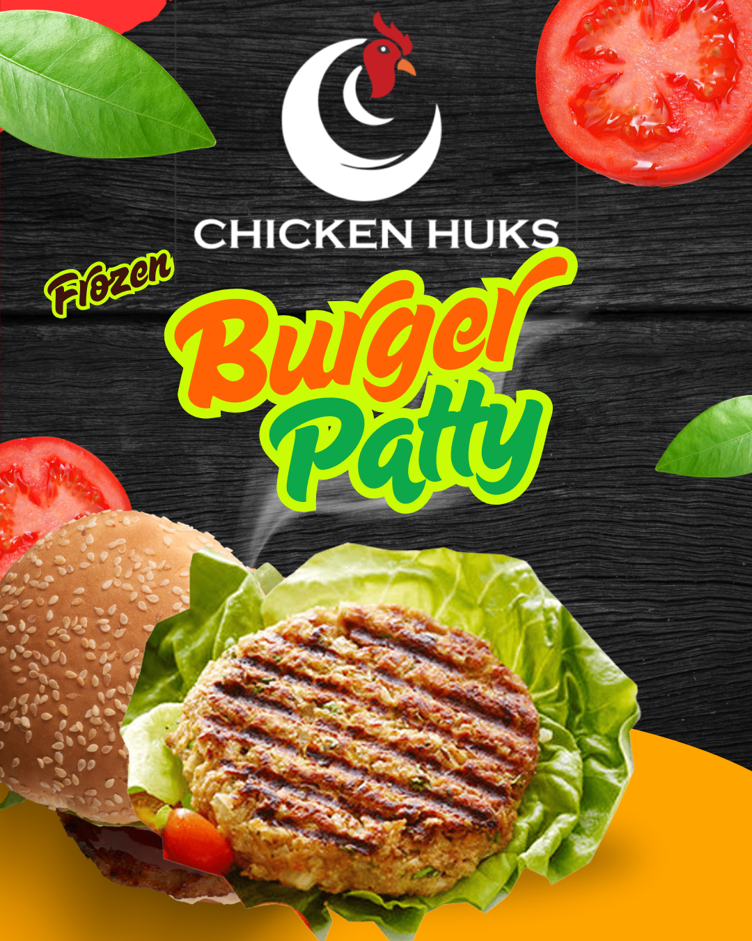 Frozen Chicken Burger Patty- 12 pcs
