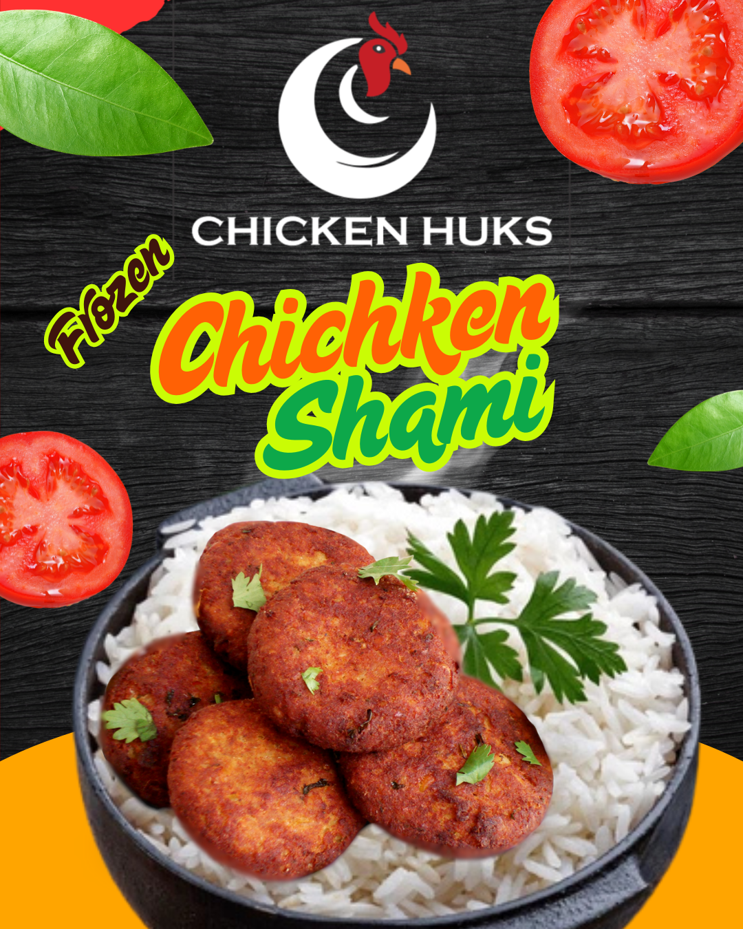 Frozen Chicken  Shami Kabab-30 pcs (1.3 KG)