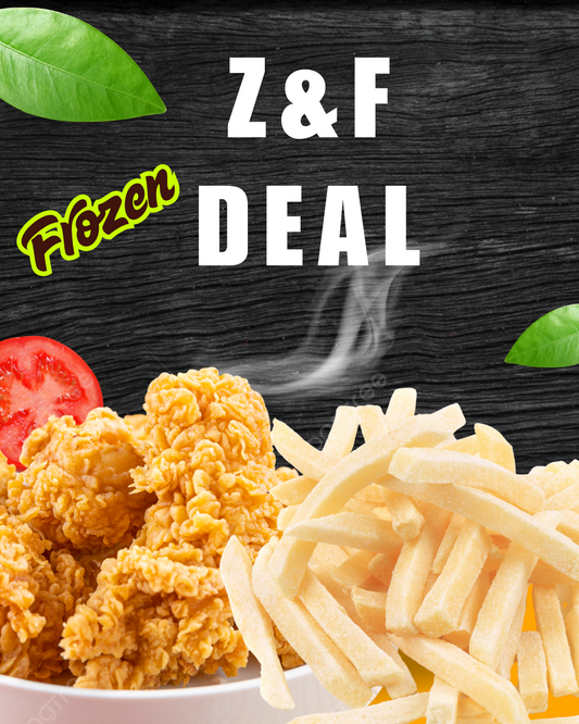 🍗 Z & F Deal 1.Kg fries &amp; Zinger shorts (500GM)
