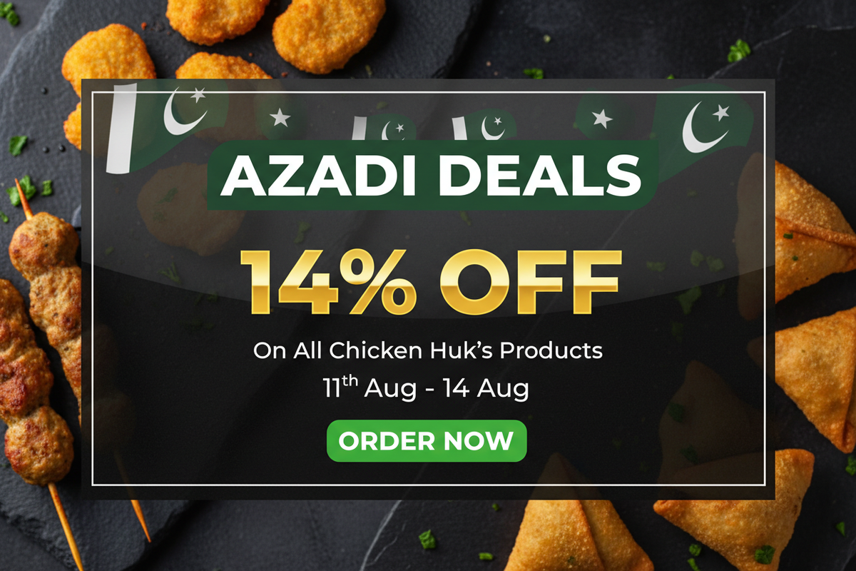 Azadi Deals – 14% Off Banner